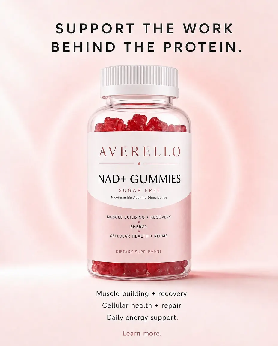 Averello NAD+ Gummies — support the work behind the protein